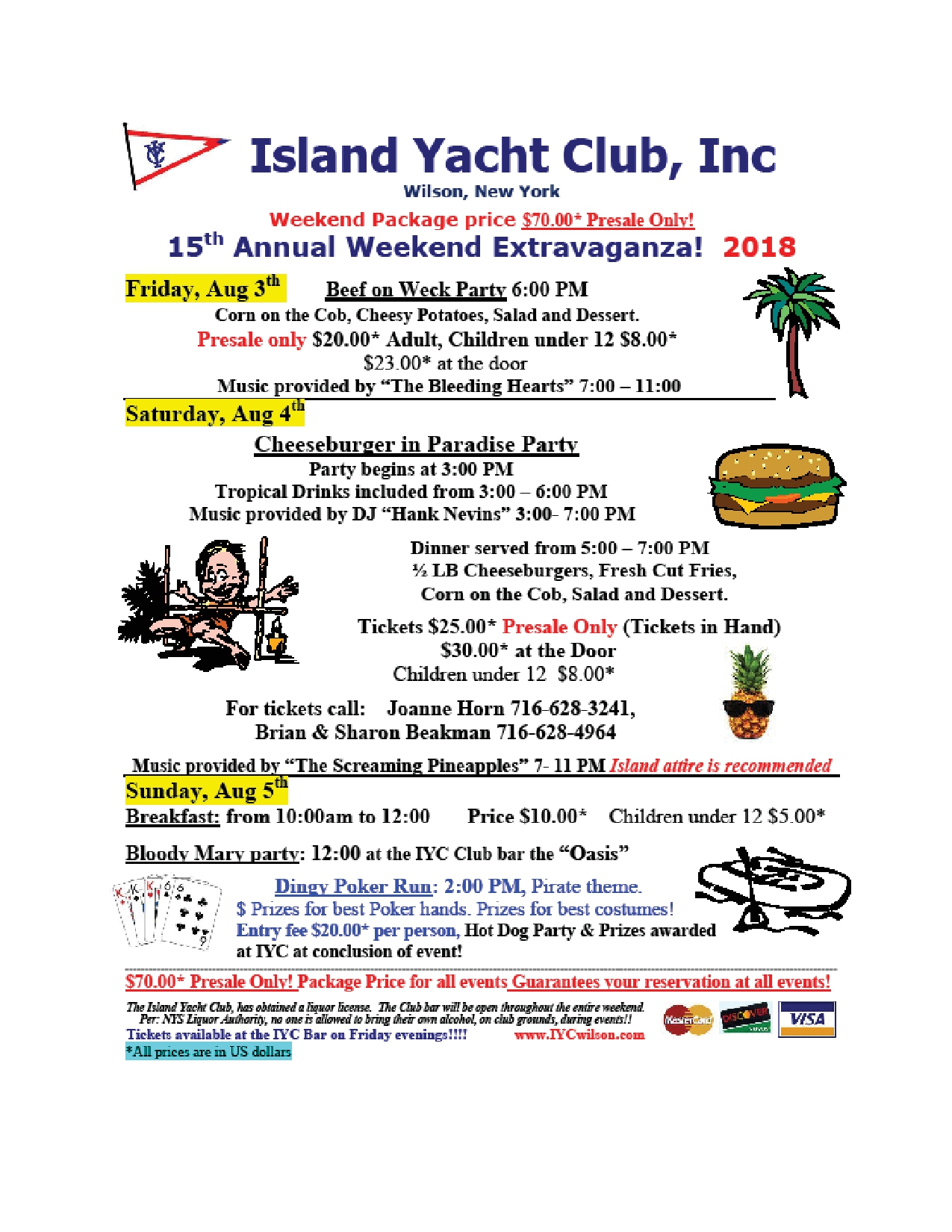 Cheeseburger Weekend Extravaganza!